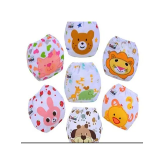 3PCS Unisex Washable Cloth Diapers + 9PCS Cotton Inserts – Eco-Friendly Reusable Baby Nappies, Adjustable & Leak-Proof Diapering Set for Boys & Girls, Soft, Absorbent & Durable