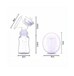 Double Electric Breast Pump with Milk Bottle + 30PCS Milk Storage Bags – Portable Rechargeable Quiet Breastfeeding Pump, BPA-Free, Adjustable Suction, Safe & Comfortable