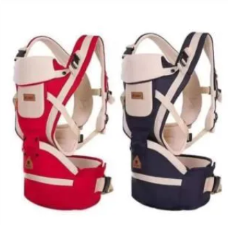 Breathable 3D Style Cotton Baby Carrier with Hip Seat – , Ergonomic Infant to Toddler Front & Back Carrier, Adjustable, Comfortable, Durable & Hands-Free Babywearing