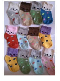 3 Pairs Cotton Baby Kids Cute Socks – Multicolor, Soft Breathable Anti-Slip Toddler Socks for Boys & Girls, Comfortable Newborn Infant Socks Set for Daily Wear & Gifting