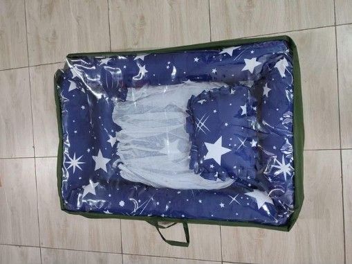 Baby Nest Co-sleeper With Removable Mosquito Net & Head Pillow | Soft Portable Baby Bed | Newborn Sleeping Nest | Infant Lounger for Travel & Home – Washable & Comfortable