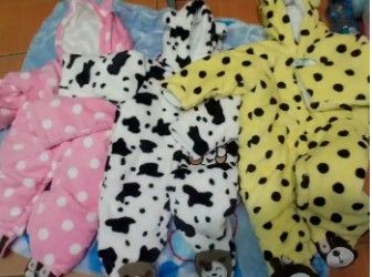 CLEARANCE OFFER! Fashion Newborn Warm Baby Romper (Heavy) | Unisex Winter Jumpsuit | Soft Fleece Infant Outfit | Blue, Pink, White, Grey & Floral Colors | Cozy Baby Wear