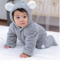 CLEARANCE OFFER! Fashion Newborn Warm Baby Romper (Heavy) | Unisex Winter Jumpsuit | Soft Fleece Infant Outfit | Blue, Pink, White, Grey & Floral Colors | Cozy Baby Wear
