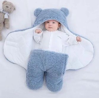 CLEARANCE OFFER! Cutest Fleece Newborn Warm Romper Swaddler | Soft Quality Infant Jumpsuit | Cozy Baby Winter Outfit | Unisex Newborn Sleepwear | Premium Baby Gift