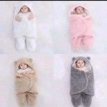 CLEARANCE OFFER! Cutest Fleece Newborn Warm Romper Swaddler | Soft Quality Infant Jumpsuit | Cozy Baby Winter Outfit | Unisex Newborn Sleepwear | Premium Baby Gift