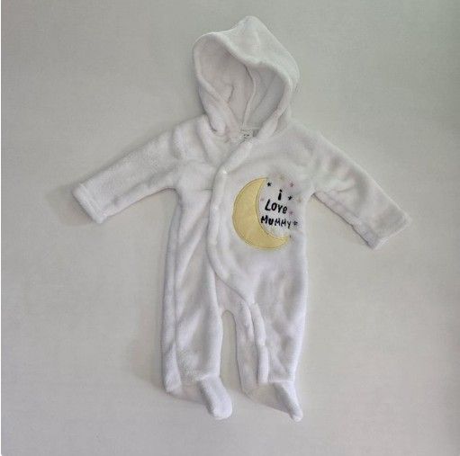 1PC Cutest Fleece Newborn Warm Romper Swaddler | Soft & Gentle Baby Winter Outfit | Large Cozy Infant Jumpsuit | Comfortable, Breathable & Easy to Wear Baby Fleece Suit