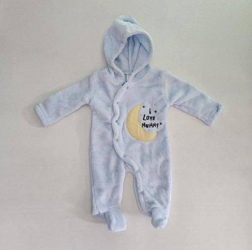 1PC Cutest Fleece Newborn Warm Romper Swaddler | Soft & Gentle Baby Winter Outfit | Large Cozy Infant Jumpsuit | Comfortable, Breathable & Easy to Wear Baby Fleece Suit