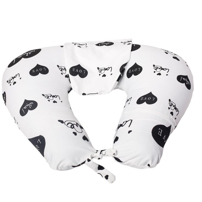 Type C Breastfeeding Pillow | U-Shaped Baby Nursing Pillow | Multifunctional Pillow for Feeding, Sitting & Support | Detachable Printed Pillowcase | Soft Cotton Baby Pillow