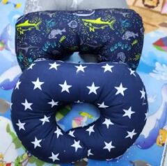 Type C Breastfeeding Pillow | U-Shaped Baby Nursing Pillow | Multifunctional Pillow for Feeding, Sitting & Support | Detachable Printed Pillowcase | Soft Cotton Baby Pillow