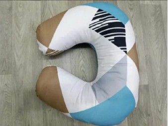 Type C Breastfeeding Pillow | U-Shaped Baby Nursing Pillow | Multifunctional Pillow for Feeding, Sitting & Support | Detachable Printed Pillowcase | Soft Cotton Baby Pillow