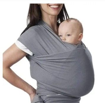 Totowrap Baby Carrier | Adjustable Soft Wrap Sling for Newborns & Infants | Breathable, Comfortable Babywearing Wrap | Hands-Free Bonding Carrier for Moms & Dads