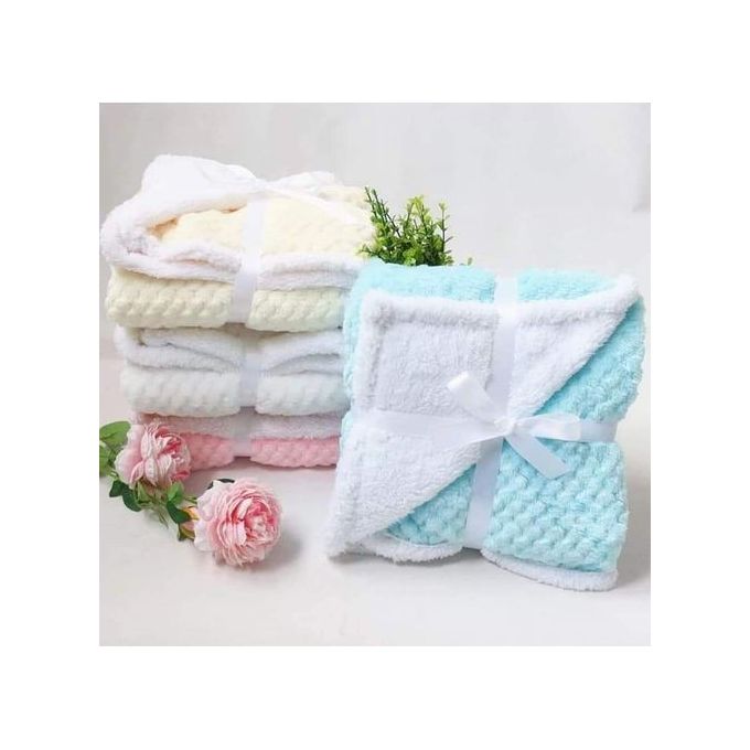 Super Soft Baby Double Layer Shawl | Warm Pure Cotton Baby Blanket | Cozy, Breathable & Gentle Newborn Wrap for Sleeping, Swaddling & Outdoor Use | Infant Shawl