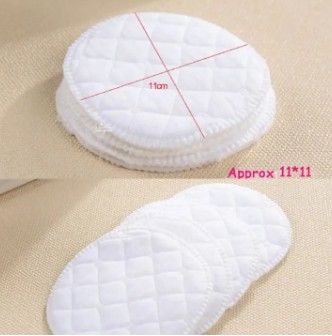 12Pcs Reusable Nursing Breast Pads | Washable Soft Cotton Breastfeeding Pads | Thickened Absorbent Nursing Pads for Moms | Leak-Proof, Comfortable & Eco-Friendly