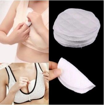 12Pcs Reusable Nursing Breast Pads | Washable Soft Cotton Breastfeeding Pads | Thickened Absorbent Nursing Pads for Moms | Leak-Proof, Comfortable & Eco-Friendly