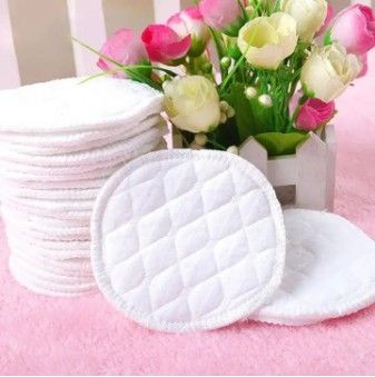 12Pcs Reusable Nursing Breast Pads | Washable Soft Cotton Breastfeeding Pads | Thickened Absorbent Nursing Pads for Moms | Leak-Proof, Comfortable & Eco-Friendly
