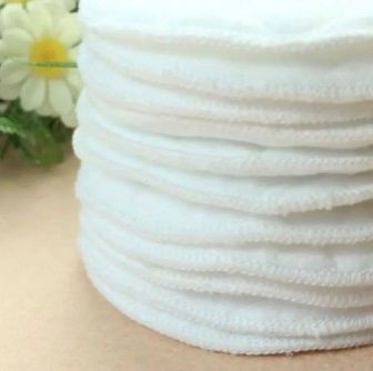 12Pcs Reusable Nursing Breast Pads | Washable Soft Cotton Breastfeeding Pads | Thickened Absorbent Nursing Pads for Moms | Leak-Proof, Comfortable & Eco-Friendly