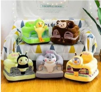 Deluxe Baby Sit-Me-Up Pillow | Soft Plush Infant Support Cushion | Comfortable, Safe & Washable Baby Seat for Learning to Sit