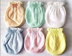 6 or 12 Pairs Baby Super Soft Warm Newborn Mittens | Cotton Anti-Scratch Infant Gloves | Cozy, Breathable & Gentle Hand Protection | Unisex Baby Mittens for Boys & Girls