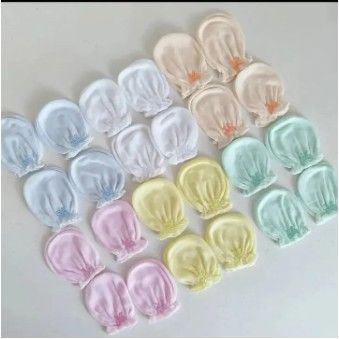 6 or 12 Pairs Baby Super Soft Warm Newborn Mittens | Cotton Anti-Scratch Infant Gloves | Cozy, Breathable & Gentle Hand Protection | Unisex Baby Mittens for Boys & Girls