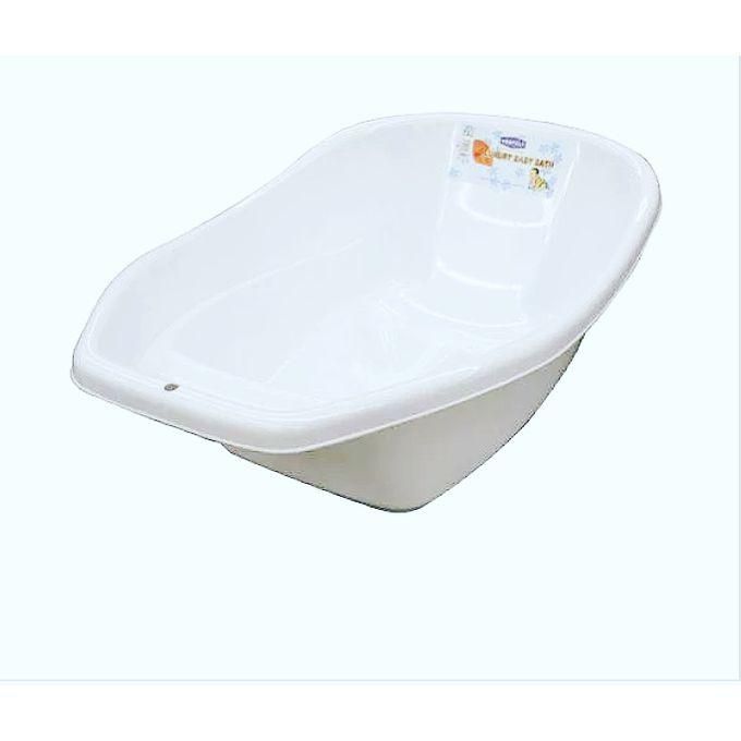 Luxury 34L Bath Basin | Durable High-Quality Plastic Basin for Bathing & Laundry | Easy to Clean