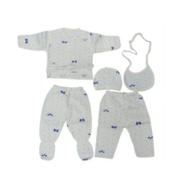 CLEARANCE OFFER 5PCS Newborn Baby Warm Cotton Receiving Set Soft Comfortable Clothing Set for Newborn Boys and Girls Perfect Baby Shower Gift