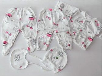 CLEARANCE OFFER 5PCS Newborn Baby Warm Cotton Receiving Set Soft Comfortable Clothing Set for Newborn Boys and Girls Perfect Baby Shower Gift