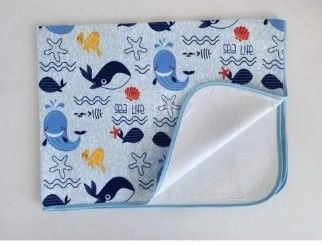 Soft Velvet Baby Mackintosh / Waterproof Changing Mat / Urine Pad – Reusable, Absorbent & Comfortable Protector for Newborns, Toddlers & Infants, Portable & Easy to Clean Baby Mat