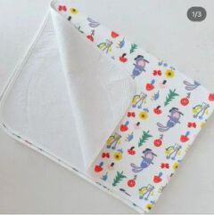 Soft Velvet Baby Mackintosh / Waterproof Changing Mat / Urine Pad  macintosh– Reusable, Absorbent & Comfortable Protector for Newborns, Toddlers & Infants, Portable & Easy to Clean Baby Mat