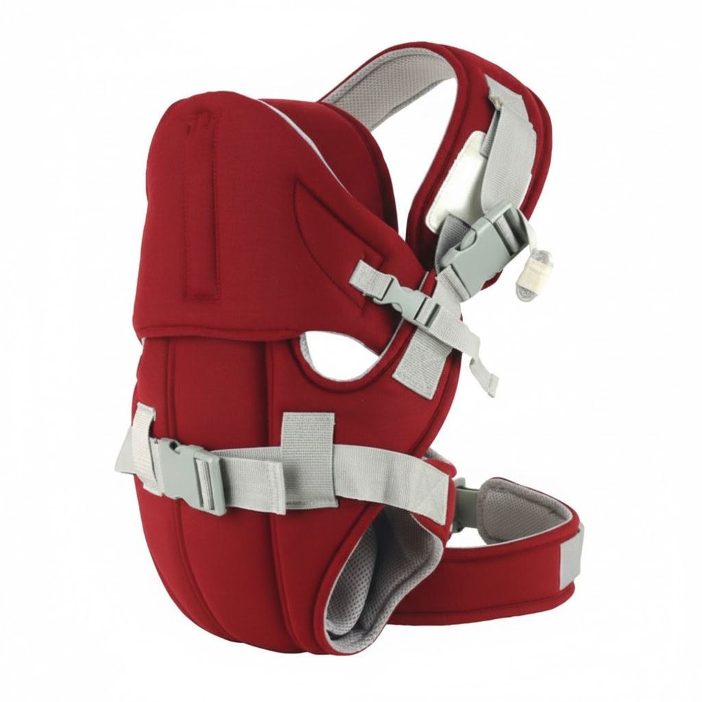 Ergonomic Hip Seat Baby Carrier with Hood – Breathable 3D Mesh, Back Support, Newborn to 20kg, 5-in-1 Carry Positions