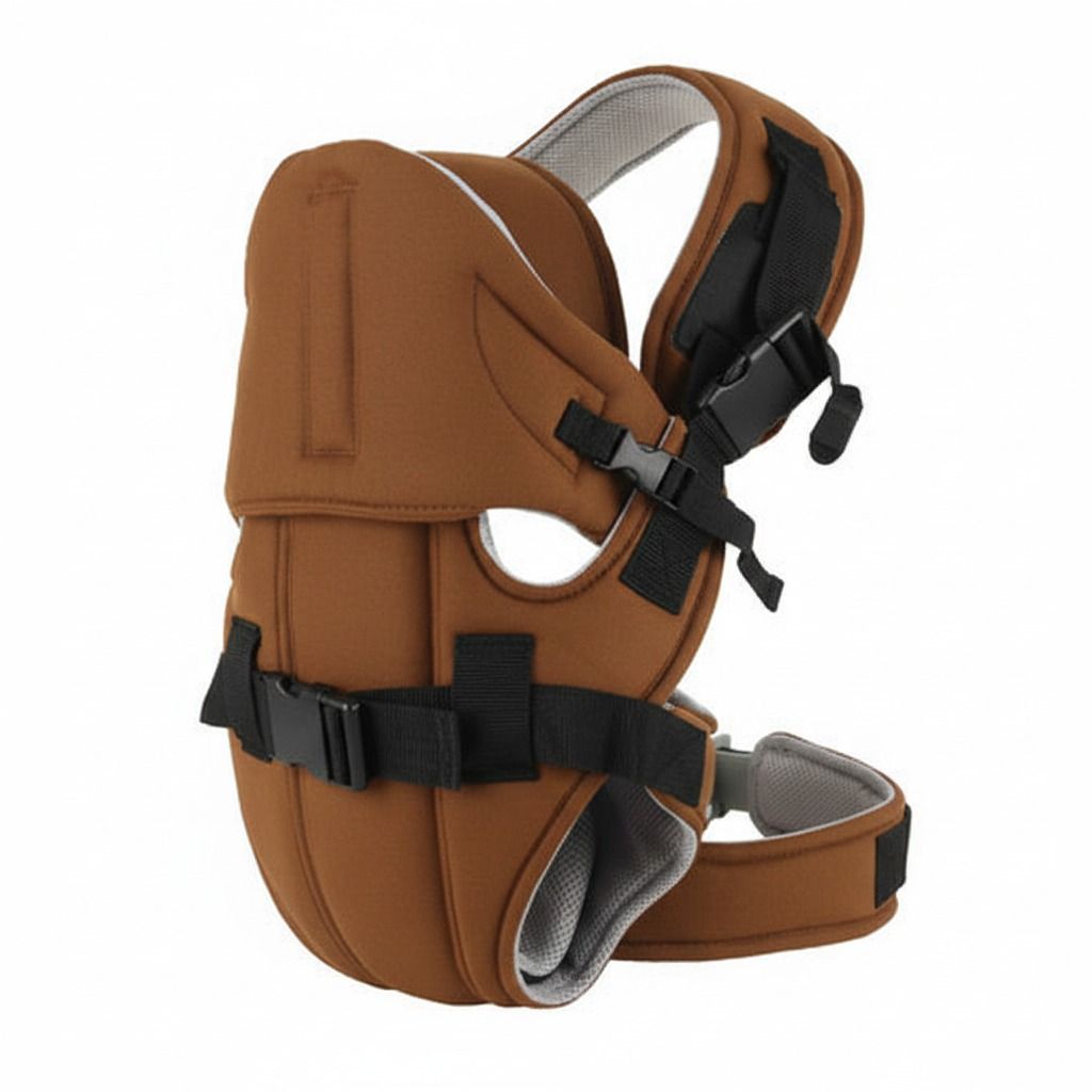 Ergonomic Hip Seat Baby Carrier with Hood – Breathable 3D Mesh, Back Support, Newborn to 20kg, 5-in-1 Carry Positions