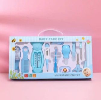 13 in 1 Baby Care Grooming Kit (Big) – Complete Nursery Baby Care Kit with Nail Clippers, Hair Brush, Comb, Thermometer, Scissors & Health Tools, Safe Grooming Set for Newborns & Toddlers