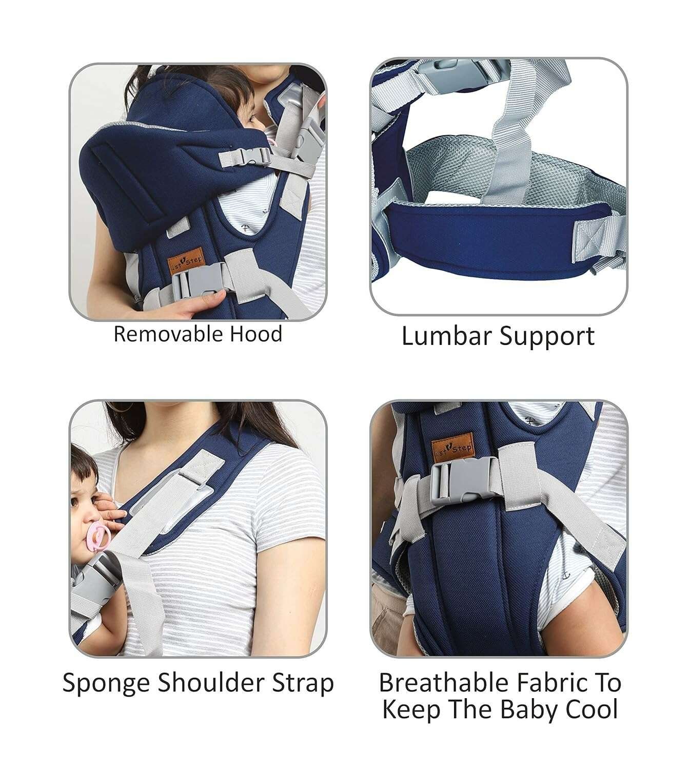 Ultimate Parent Bundle! Ergonomic Baby Carrier (Hip-Healthy) & Versatile 5-in-1 Diaper Bag System | MAX Comfort & Hands-Free