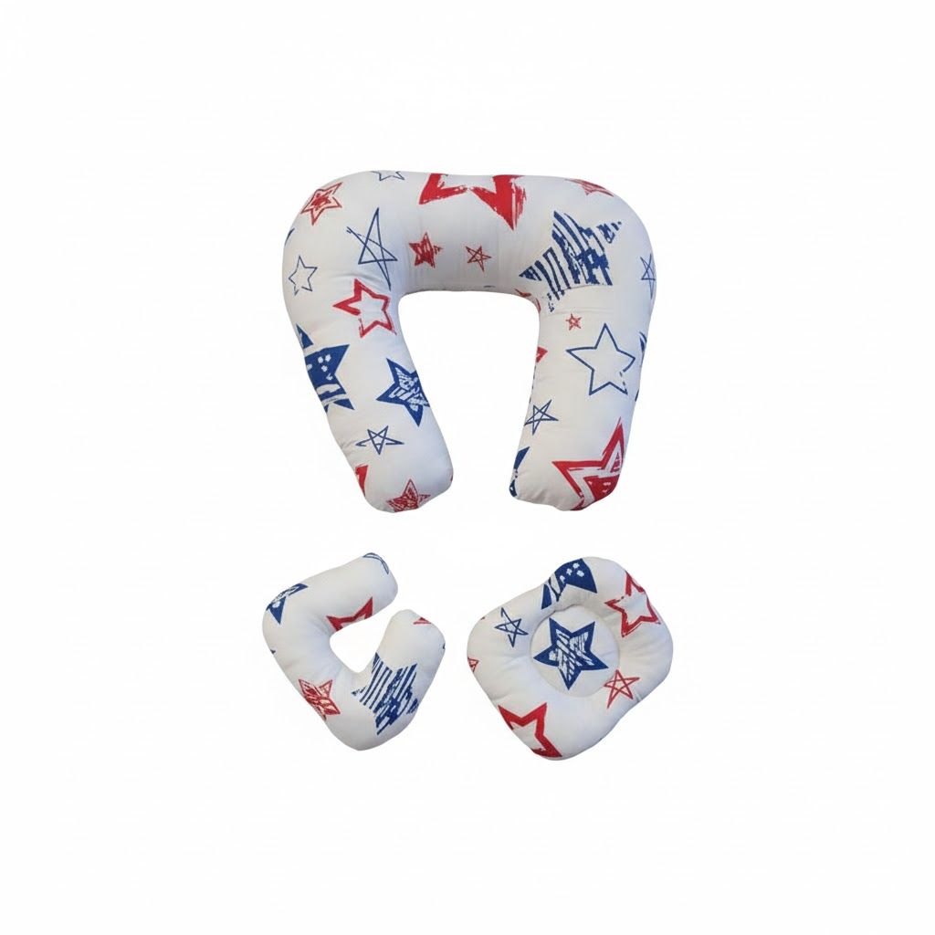 Quality 3 in 1 Nursing Sit-Me-Up Baby Neck Pillow | Multifunctional Infant Head & Body Support Cushion | Soft Feeding Pillow for Newborns | Baby Seat Training Pillow
