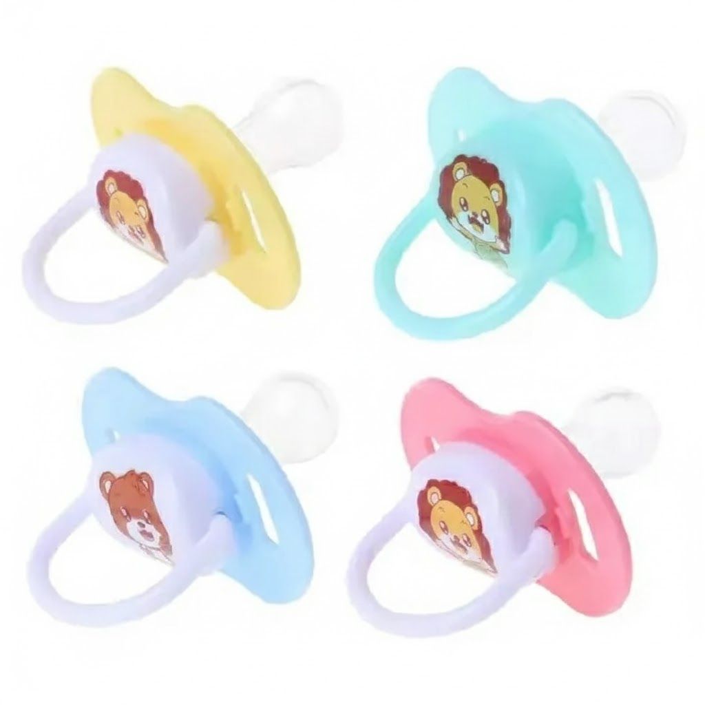 Ultra-Comfort "Soft-Touch" Infant Soother – Orthodontic Silicone Pacifier with Cute Cartoon pattern.