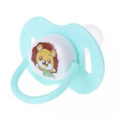 Newborn Baby Silicone Pacifier Soother - Orthodontic Soft-Touch Dummy with Cartoon Design - BPA Free Breast-like Nipple for Infant Sleep