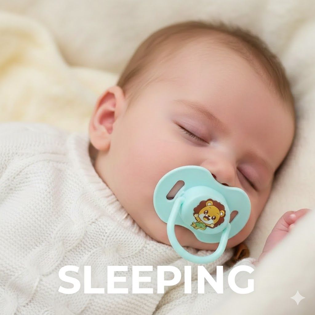 Ultra-Comfort "Soft-Touch" Infant Soother – Orthodontic Silicone Pacifier with Cute Cartoon pattern.