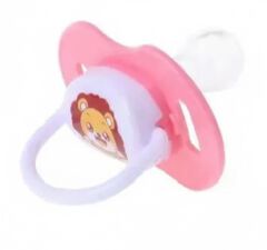 Newborn Baby Silicone Pacifier Soother - Orthodontic Soft-Touch Dummy with Cartoon Design - BPA Free Breast-like Nipple for Infant Sleep