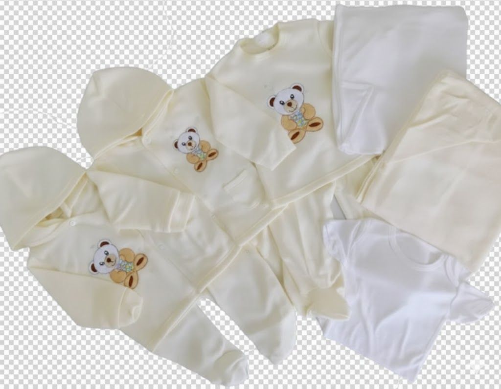 8Pcs Newborn Baby Receiving Set - 100% Pure Cotton Essential Clothing Kit for Boys & Girls