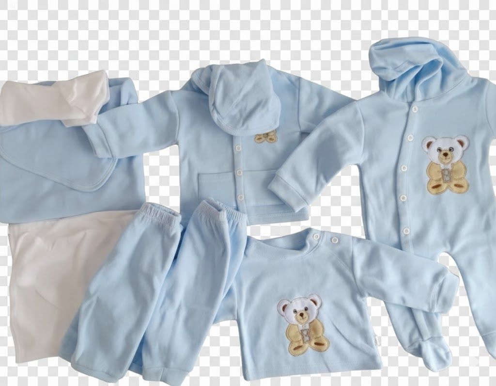 8Pcs Newborn Baby Receiving Set - 100% Pure Cotton Essential Clothing Kit for Boys & Girls