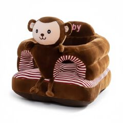 Deluxe Baby Sit-Me-Up Floor Seat – Soft Plush Infant Support Pillow for Sitting Training – Safe, Washable & Breathable Baby Cushion – (For 4-12 Months)