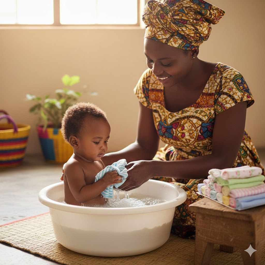 8Pcs Assorted Colors Infant Newborn Bath Towels & Wash Cloths – Ultra-Soft, Absorbent Cotton Baby Face Towels, Gentle on Sensitive Skin, Reusable & Durable Baby Essentials for Daily Use