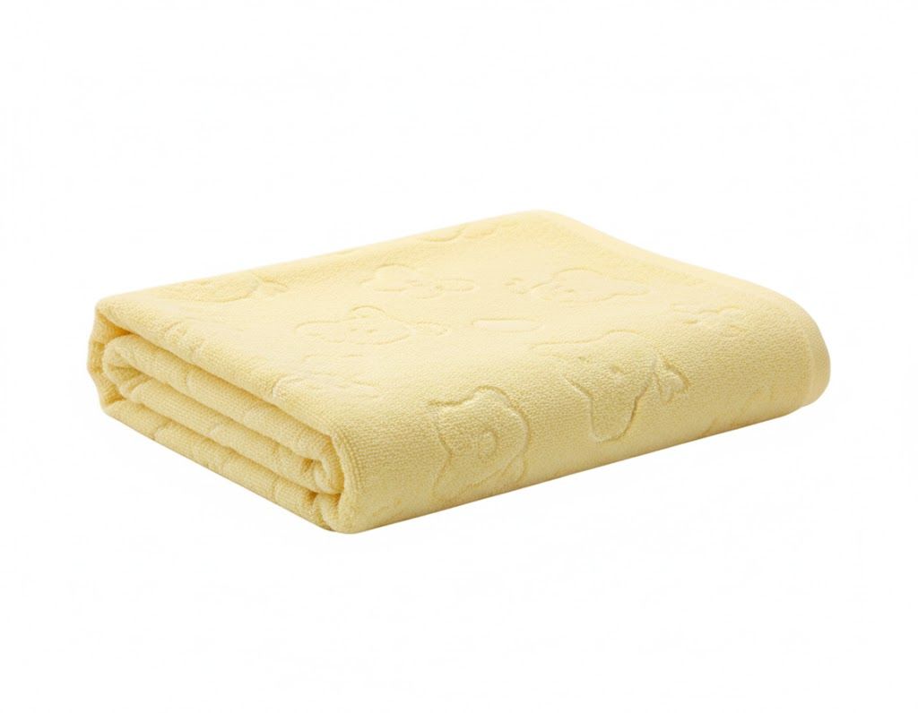 Ultra-Soft Baby Cotton Bath Towel – Highly Absorbent & Quick-Dry – Gentle for Newborn Skin & Toddlers