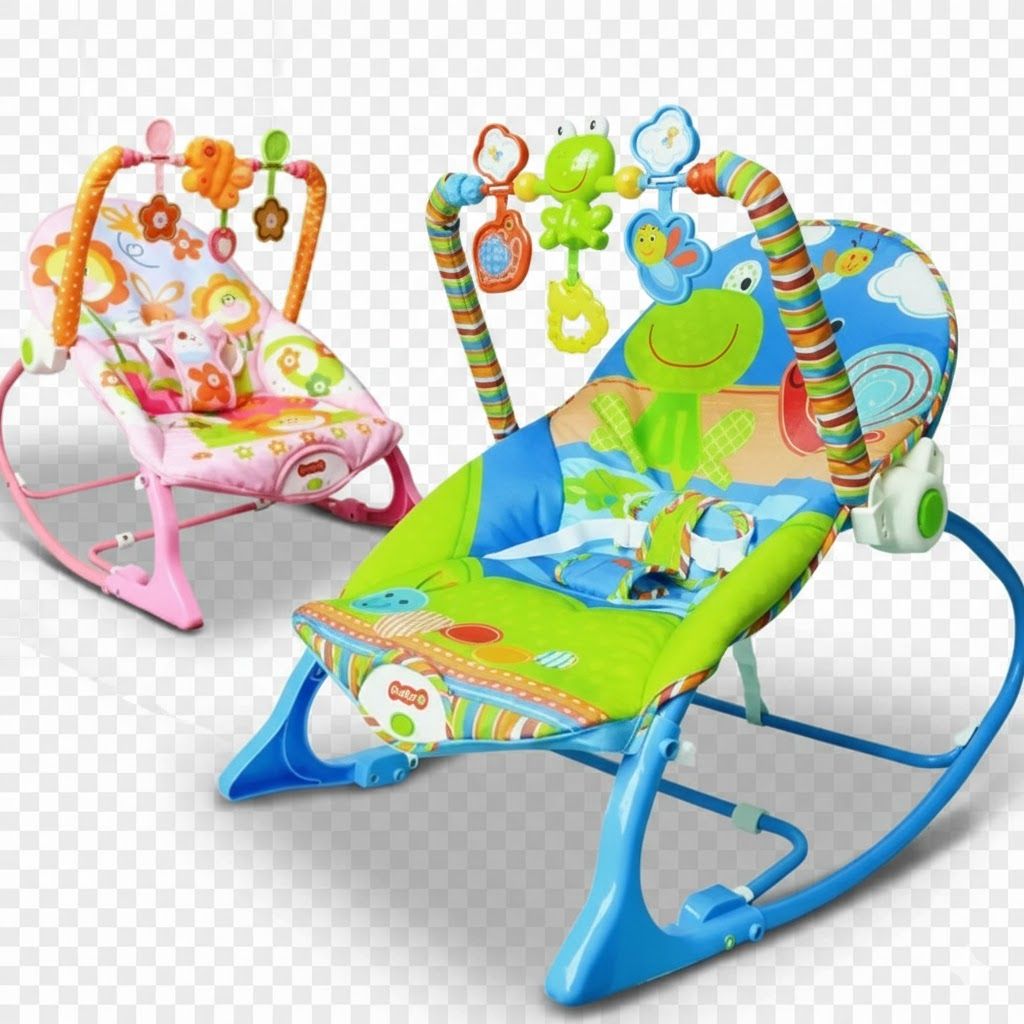 Infant to Toddler Baby Rocker with Soothing Vibrations & Musical Toy Bar – Adjustable Feeding & Sleeping Chair for Newborns to Toddlers (Blue/Pink)