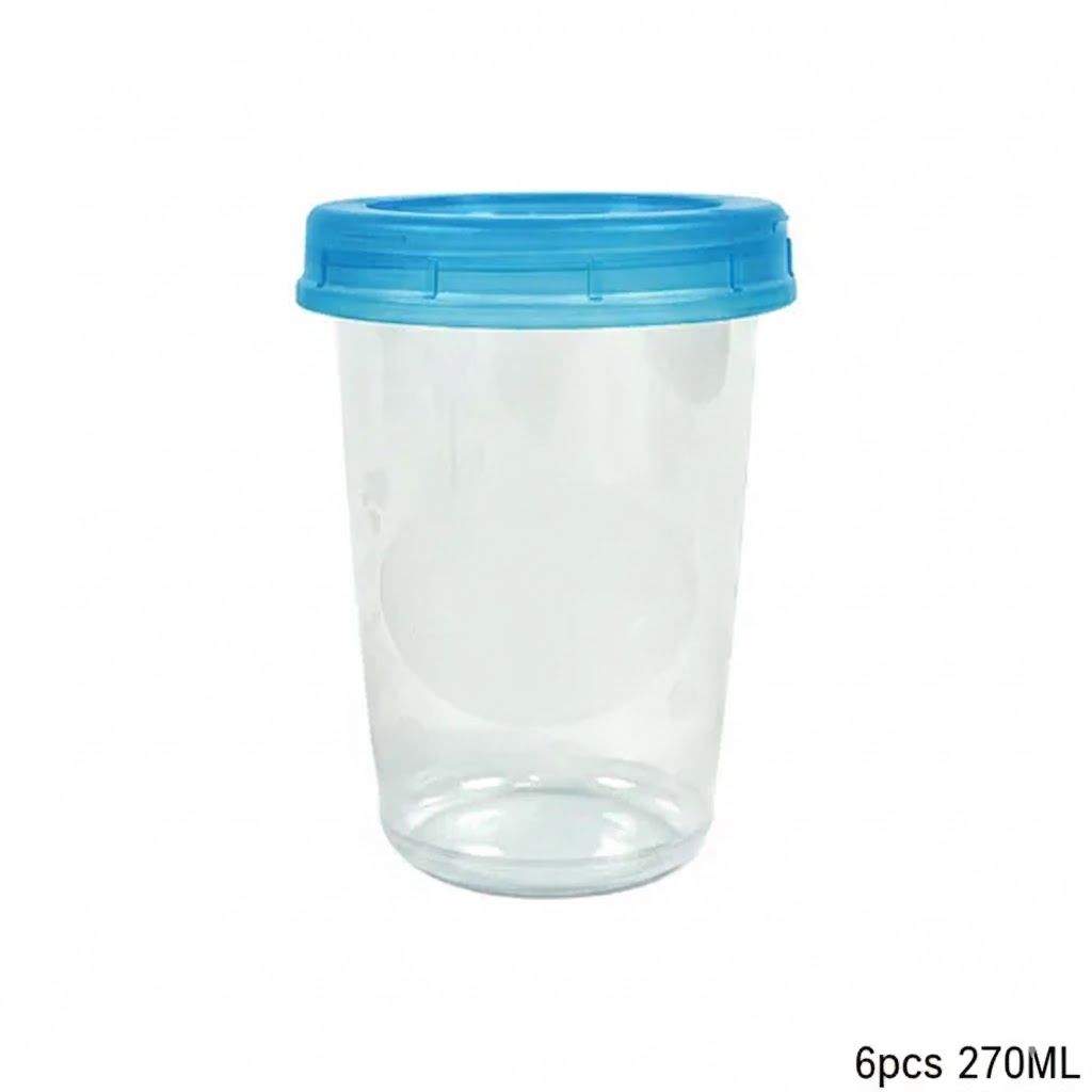 Momeasy 6-Pack Breast Milk Storage Cups (270ml/9oz) - BPA-Free, Leak-Proof & Reusable - Store, Warm & Sterilize
