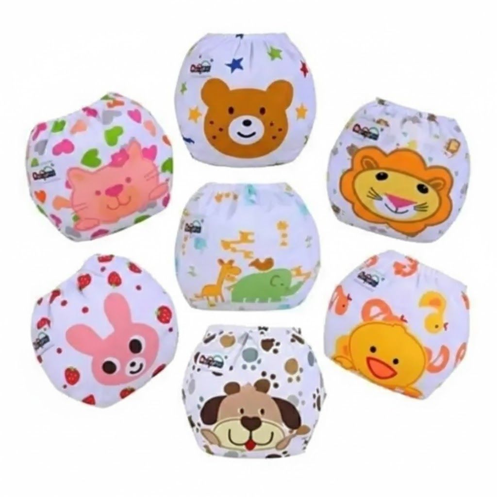 Premium Reusable Cloth Diaper + 3PCS Absorbent Inserts – Adjustable Waterproof Washable Nappy (0-3 Years)