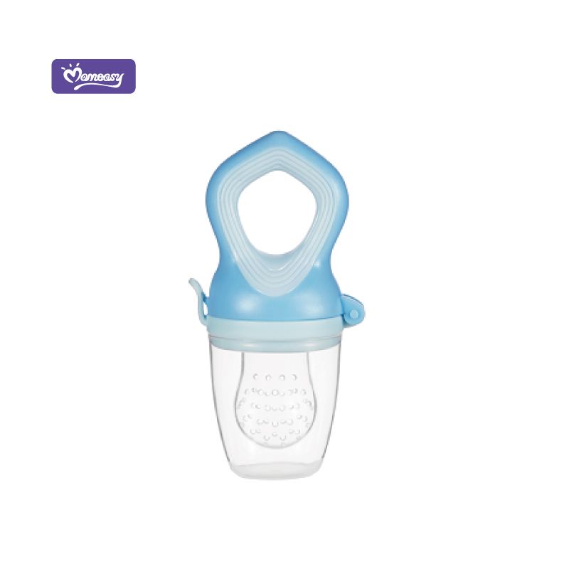 Momeasy 4-in-1 Baby Fresh Food & Fruit Feeder - Silicone Teether, Soother, and Self-Feeding Pacifier