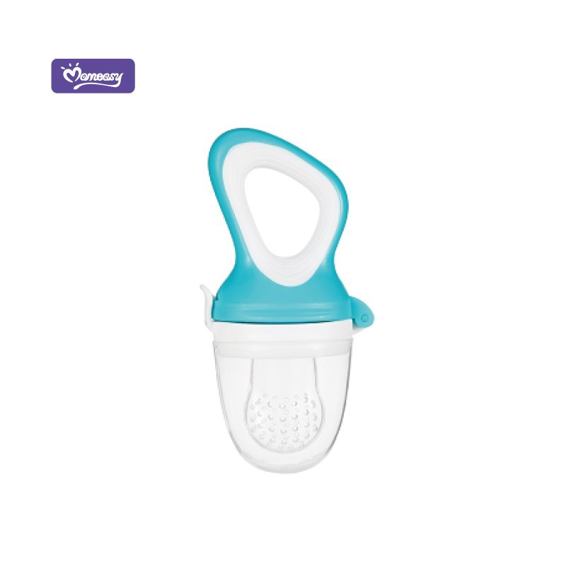 Momeasy 4-in-1 Baby Fresh Food & Fruit Feeder - Silicone Teether, Soother, and Self-Feeding Pacifier