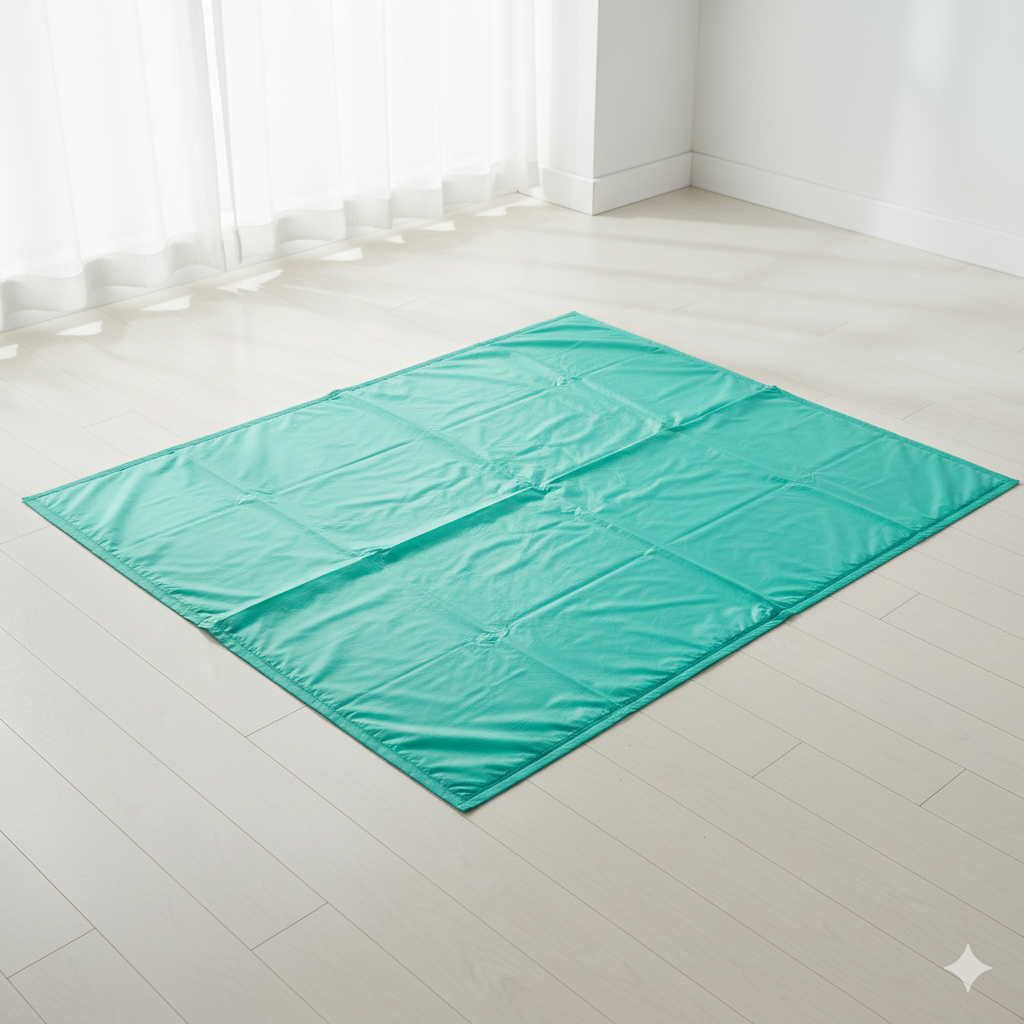 3D Fashion Cutest Plain Waterproof Bigsize Baby Mackintosh Urine Mat | Soft, Washable, Reusable & Leak-Proof Baby Changing Mat for Newborns, Infants & Toddlers