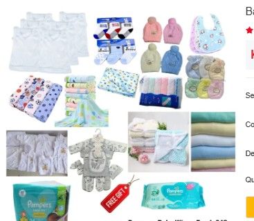 Complete 35-in-1 Newborn Hospital Bag Essentials Bundle - Portable Baby Nest, 5-in-1 Diaper Bag, Basin & 20+ Clothing Items (Prints May Vary)