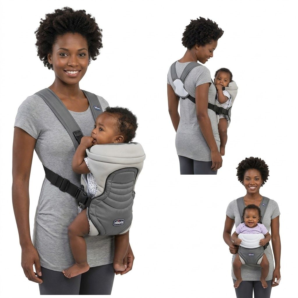 Chicco Ultra Soft Ergonomic Baby Carrier - Multi-Position, Hip-Healthy & Breathable